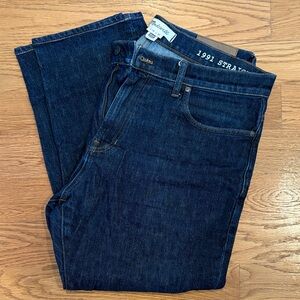 Madewell Men's Straight Jeans in Dark Blue